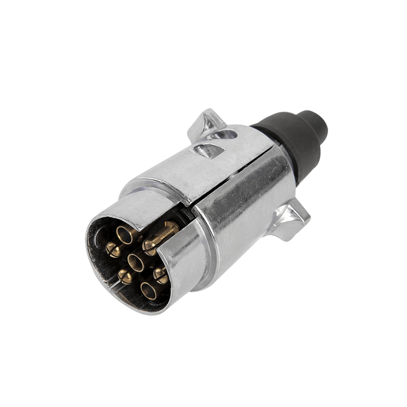 7핀 대형 원형 플러그 알루미늄 스타일 JH015-A